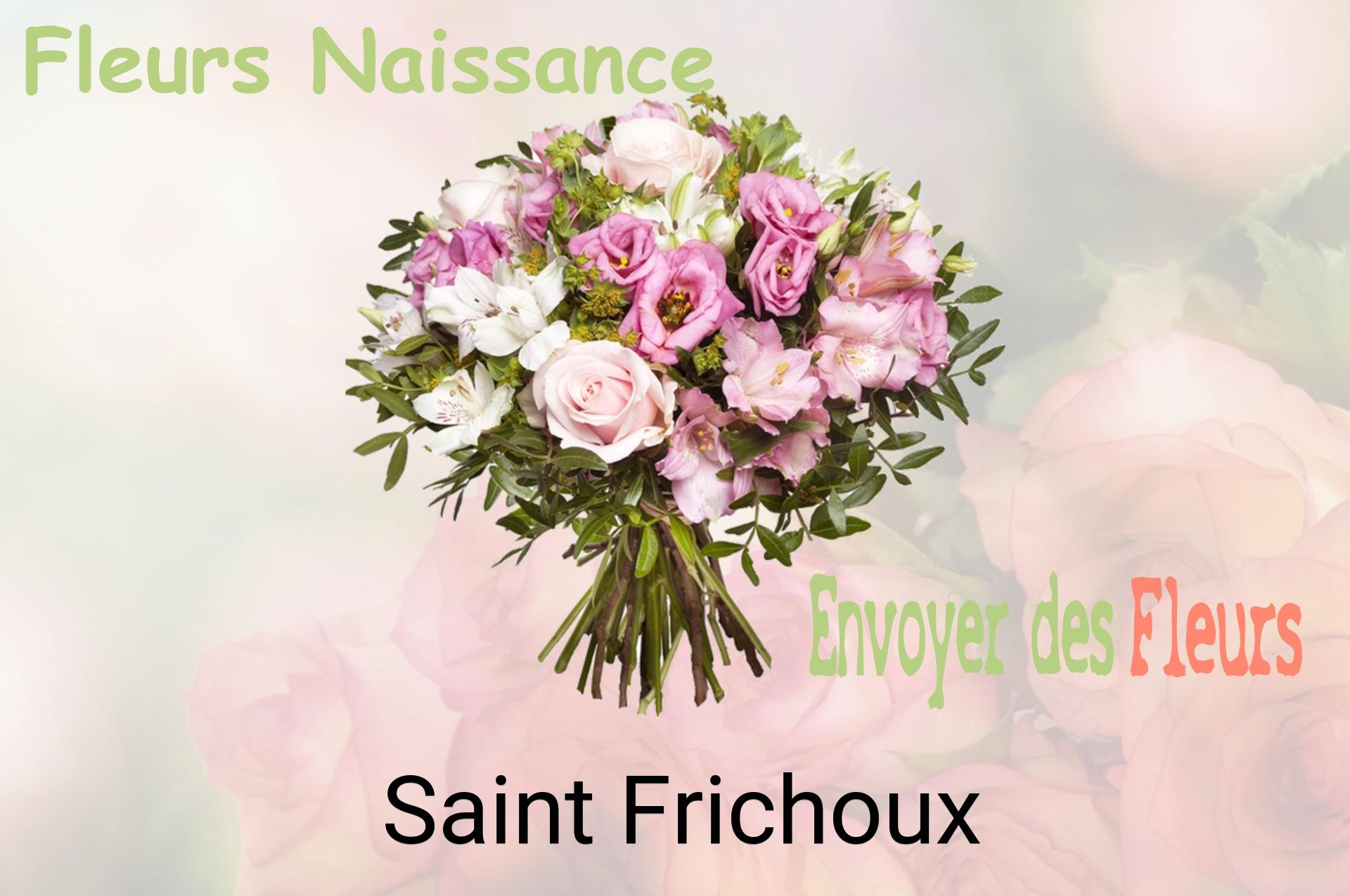 Bouquet de fleurs de naissance livré à Saint-Frichoux