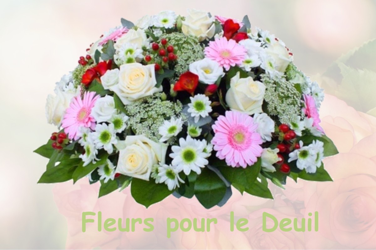 fleurs deuil SAINT-FRICHOUX